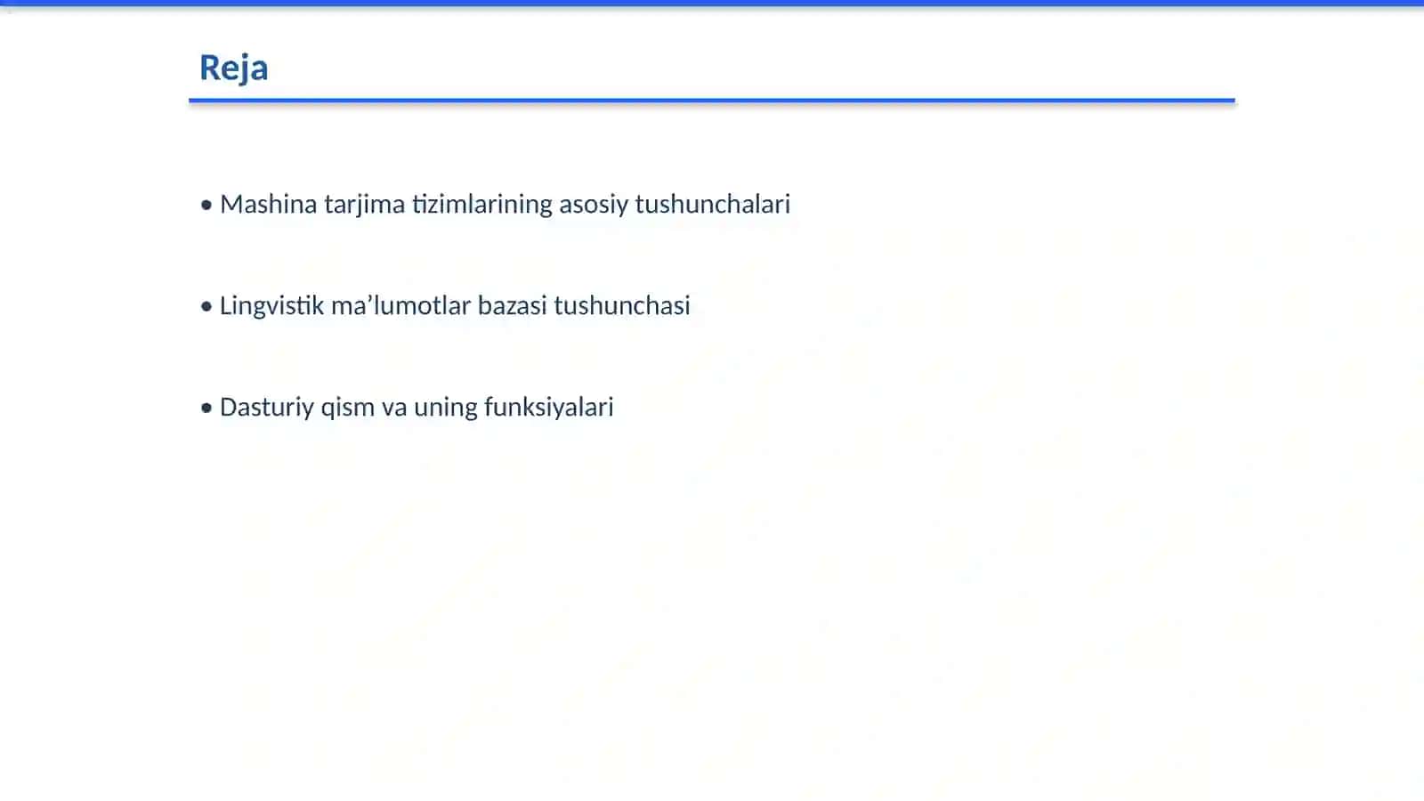 Mashina tarjima tizimlarining lingvistik maʼlumotlar bazasining dasturiy qismlari 2