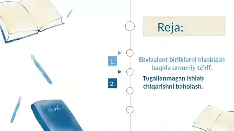 Ekvivalent birliklar hisobi 2