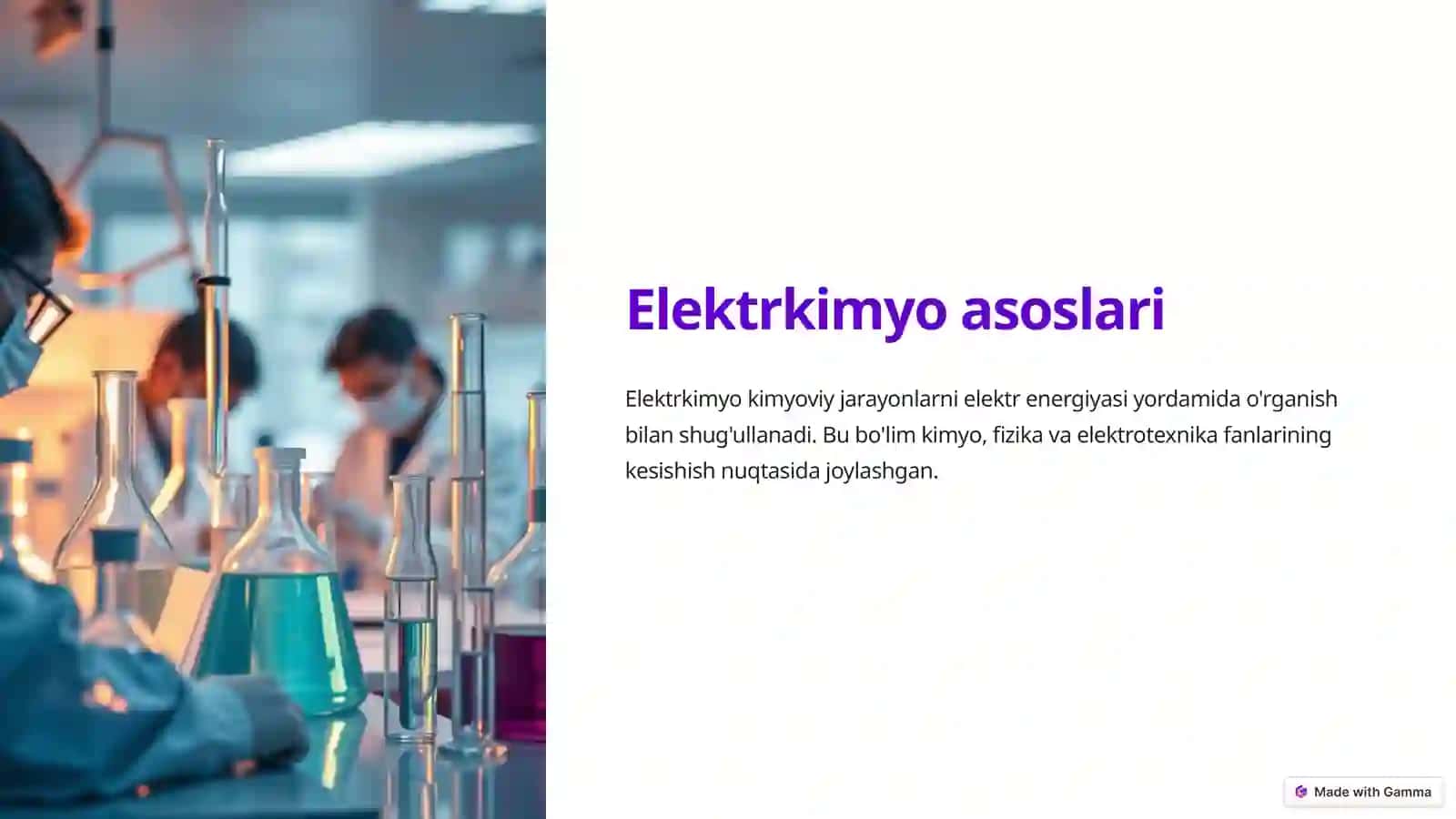 Elektrkimyo asoslari 2
