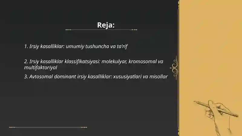 Irsiy kasalliklar 2