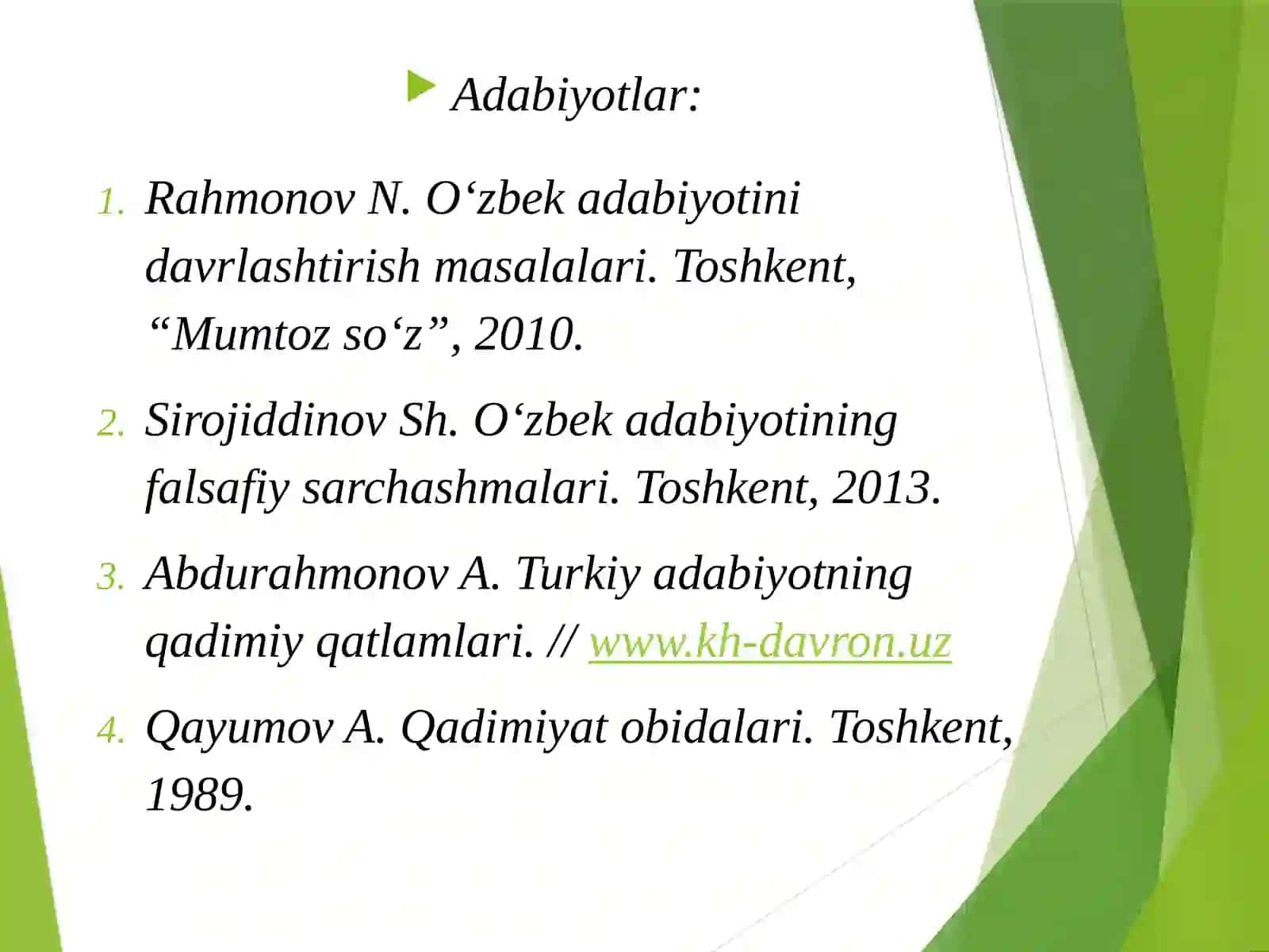 QADIMGI SHARQ ADABIYOTI 2