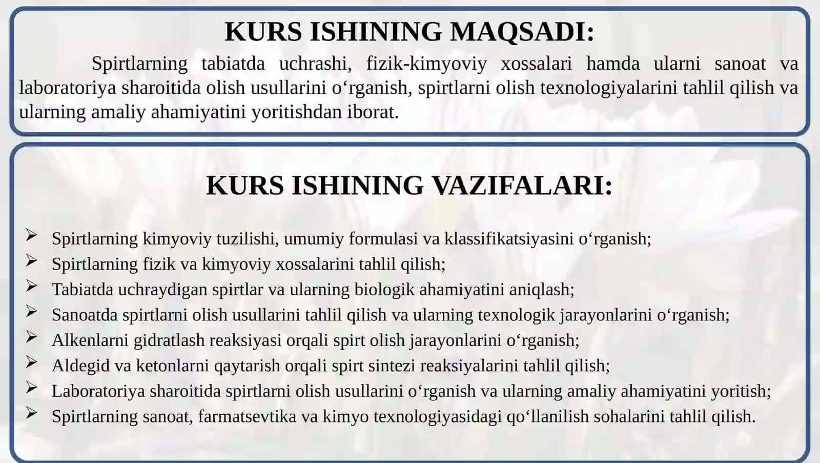 KURS ISHI MAVZUSINING DOLZARBLIGI VA ZARURATI 2