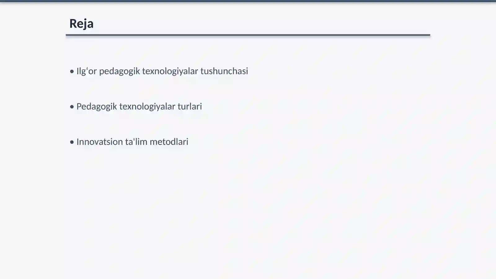 Ilgʻor pedagogik texnologiyalar 2