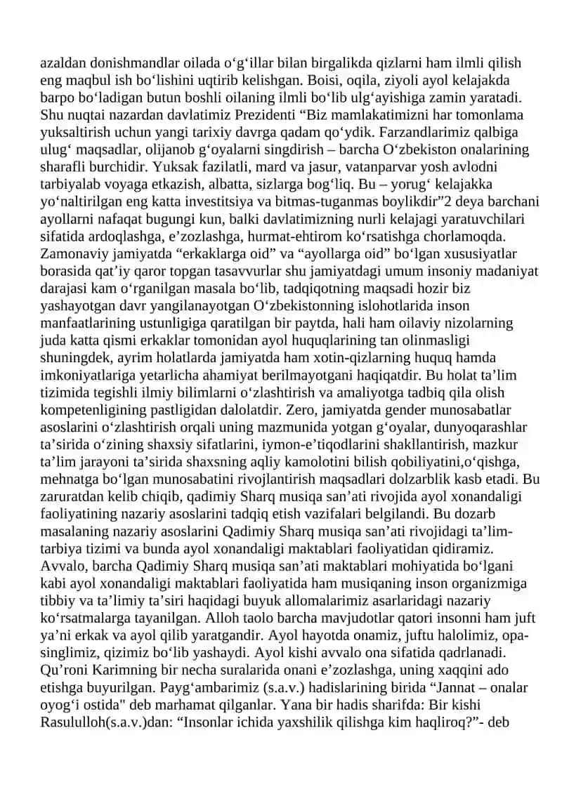 Qadimgi san’atda ayol timsoli 2