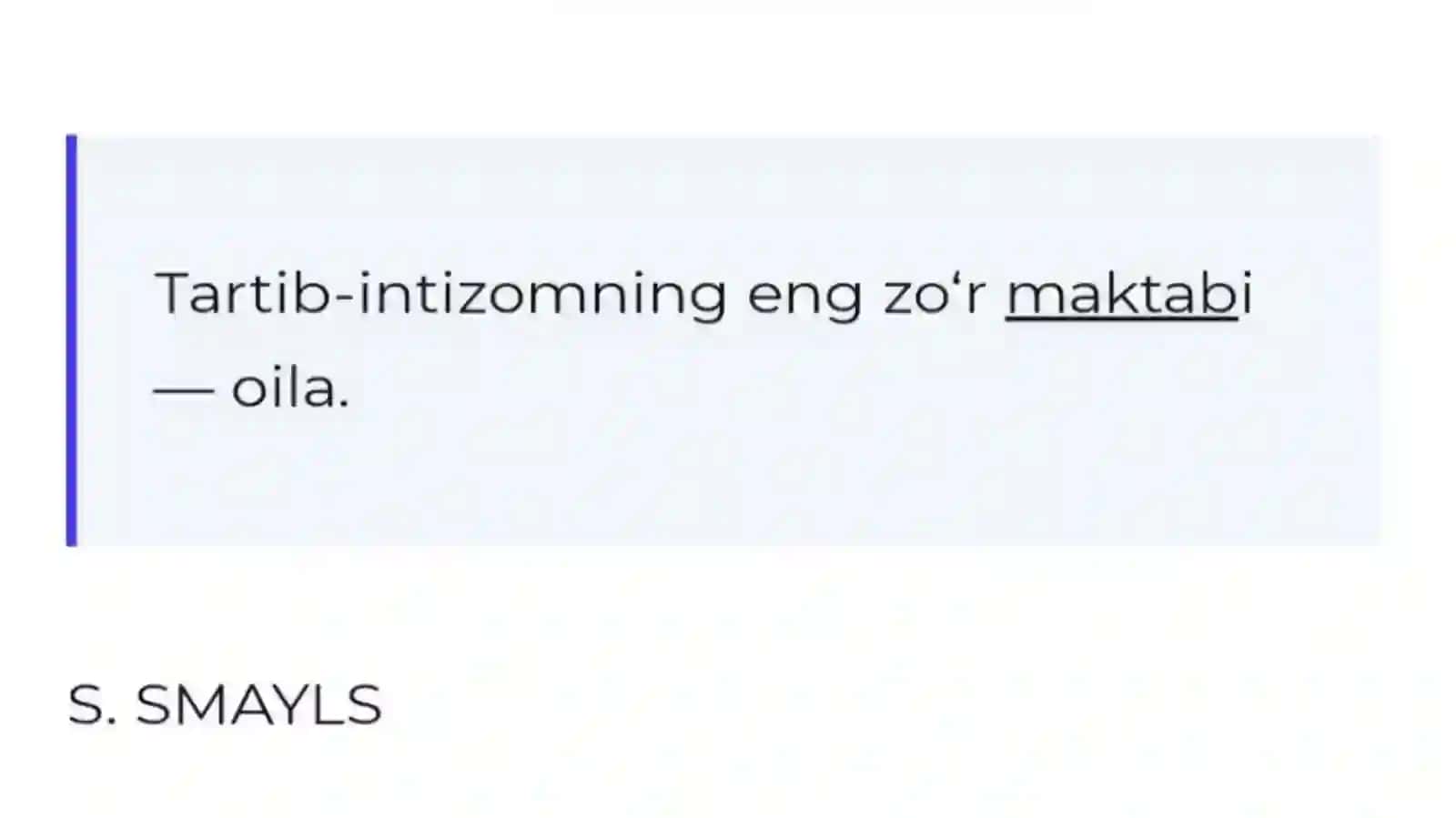 Oila haqida donolar iqtibosi 2