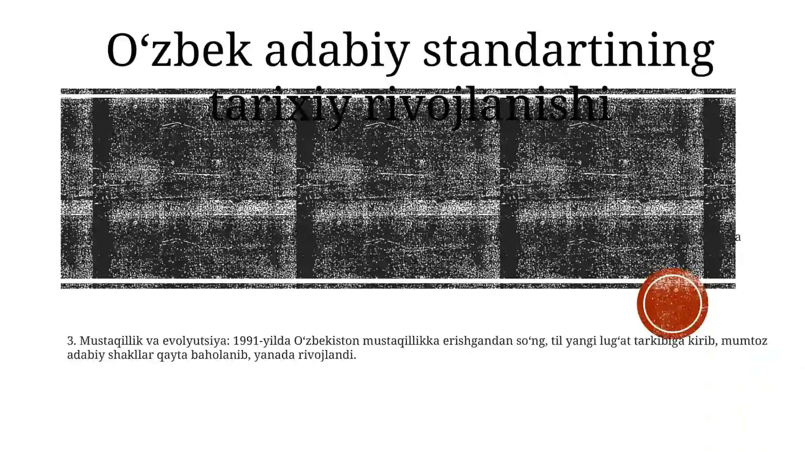 OʻZbek Tilining Adabiy Me'Yorlari 2