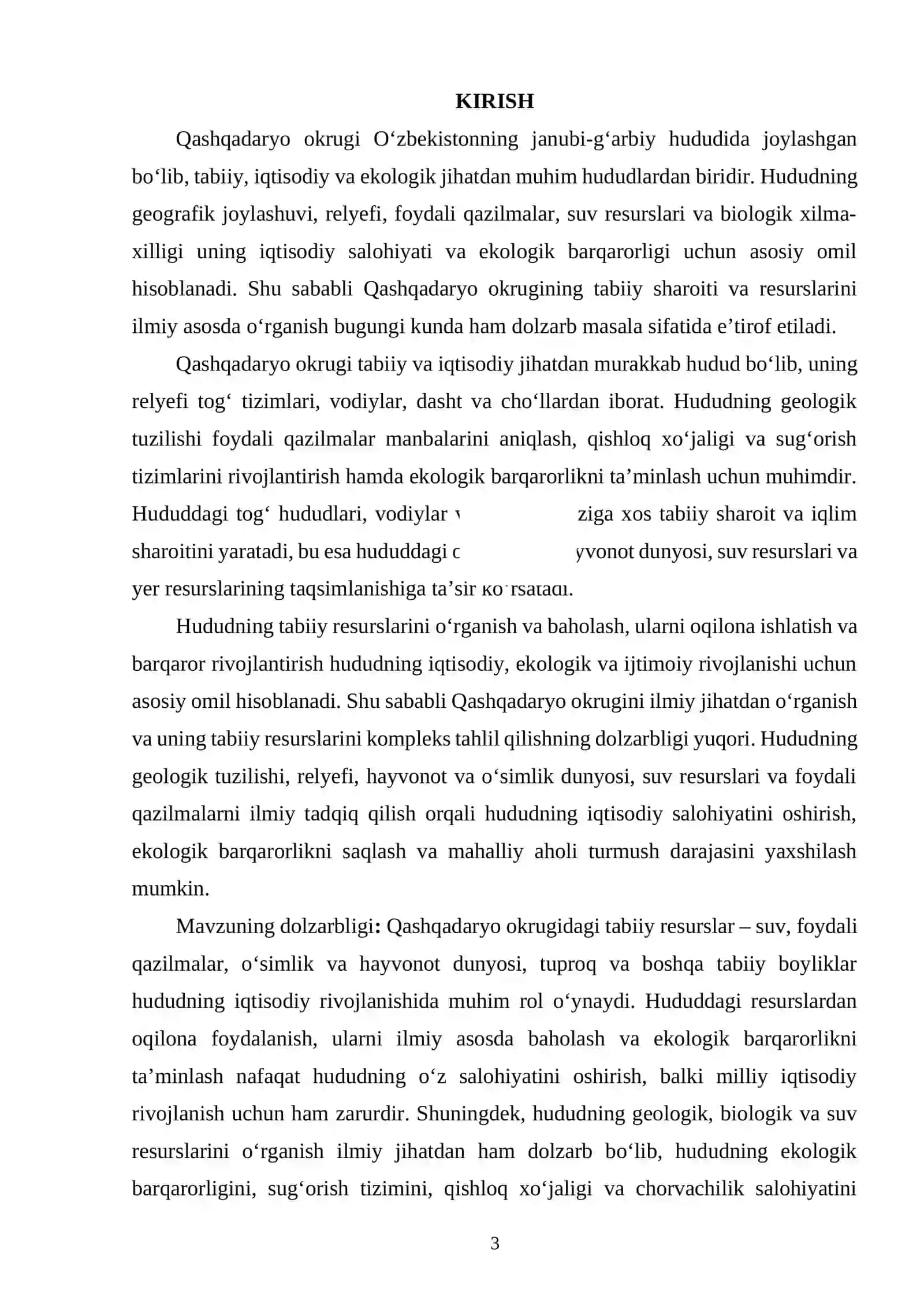 Qashqadaryo okrugiga umumiy tavsif 2
