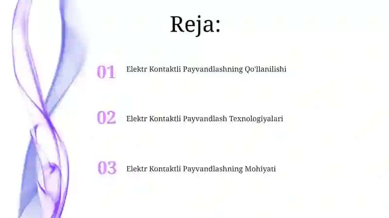 Elektr kontaktli payvandlash 2
