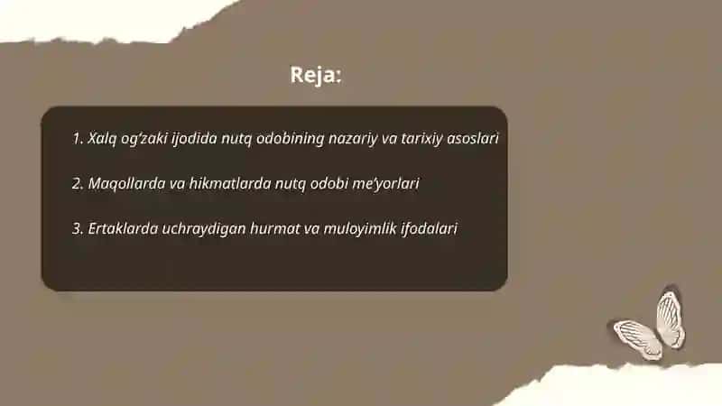 Xalq ogʻzaki ijodida nutq odobi masalalari 2
