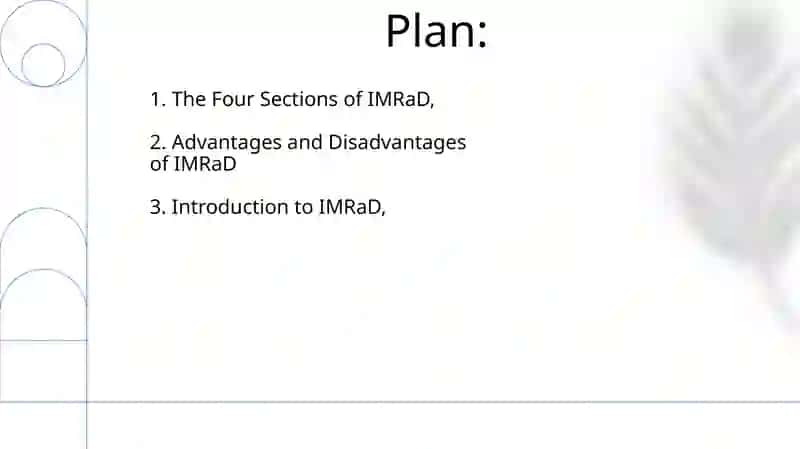 Imrad style of writing articles 2