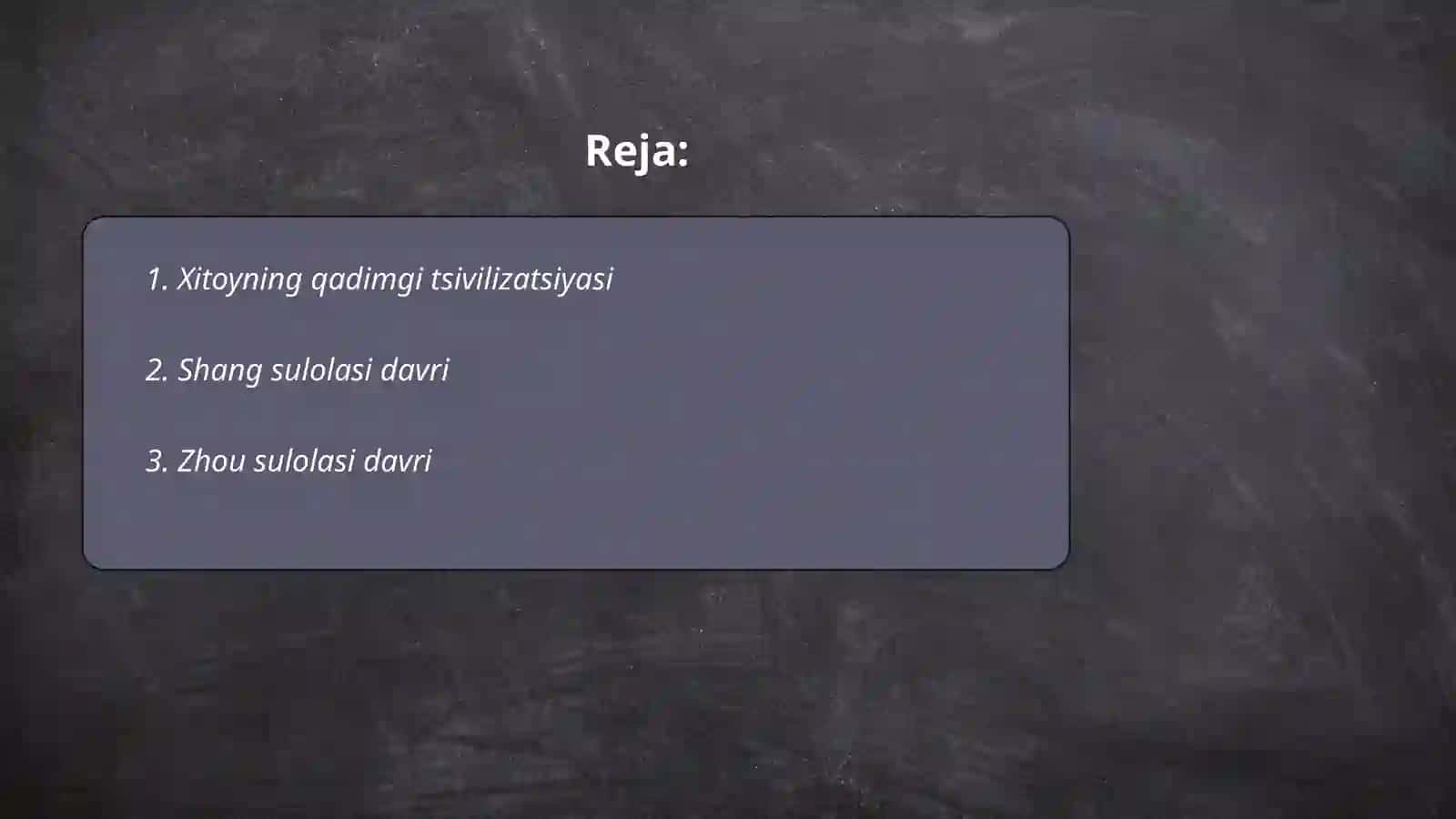 Xitoyning tarixiy bosqichlari 2