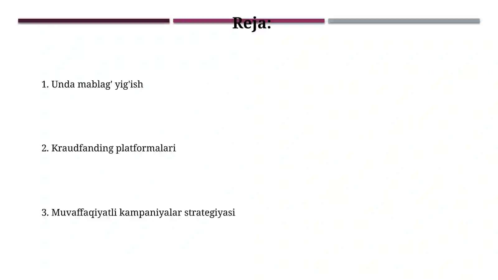 Crowdfounding platformasi va unda mablag’ yig’ish 2