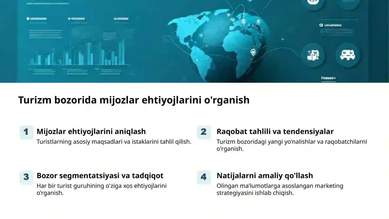 Turizm xizmatlari bozorining kelajagi 2