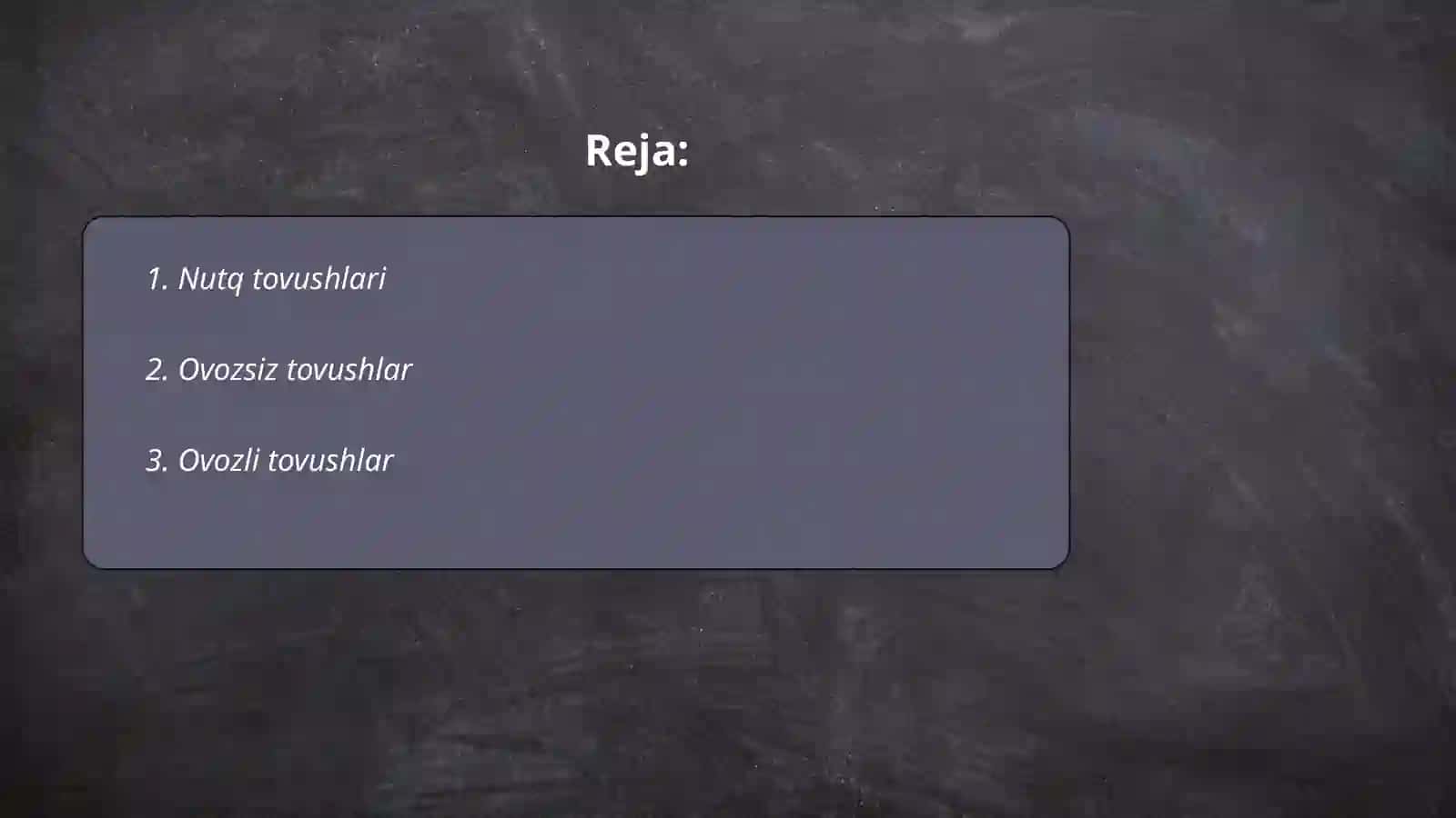 Nutqning fonetik boʼlinishi 2