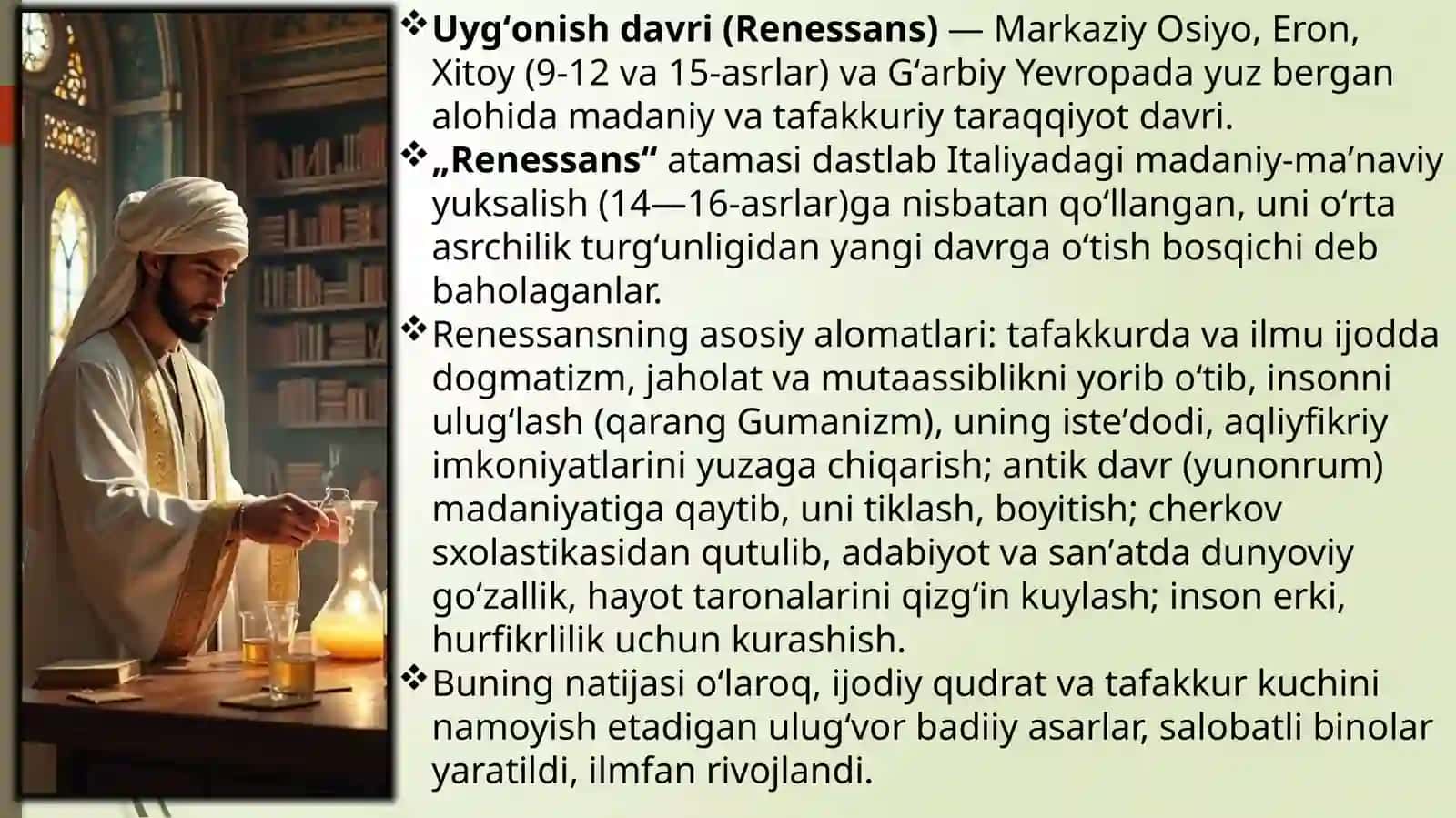 Uyg‘onish davri (Renessans) 2