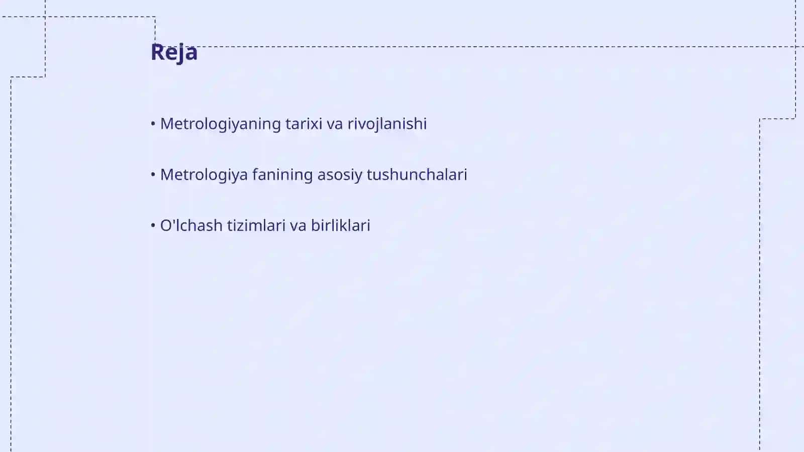 Metrologiyaning asosiy tushunchalari 2