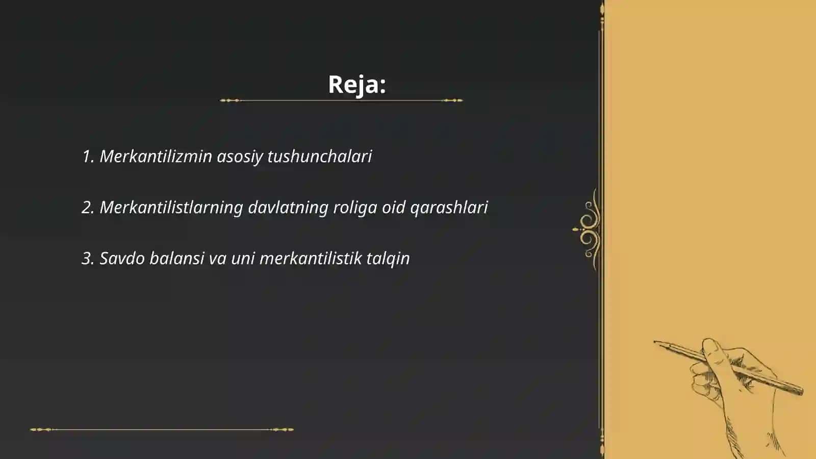 Merkantilistlarning iqtisodiy g'oyalari 2