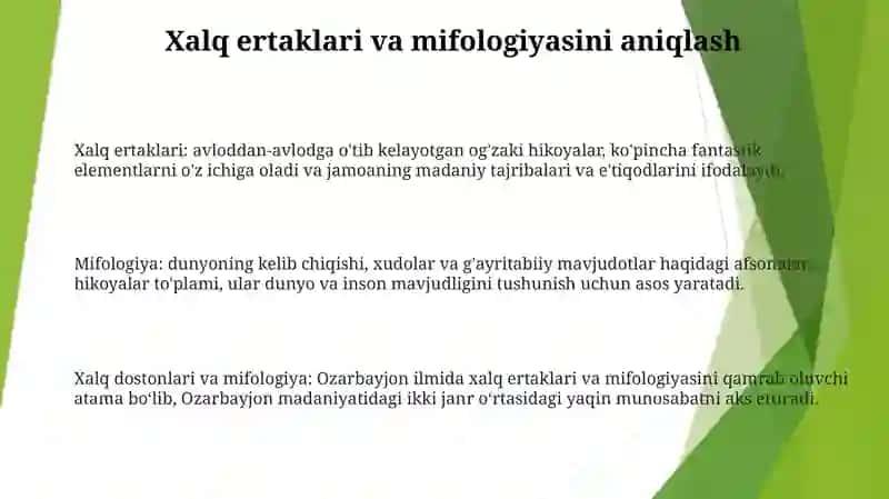 Xalq Dostonlari Va Mifologiya 2