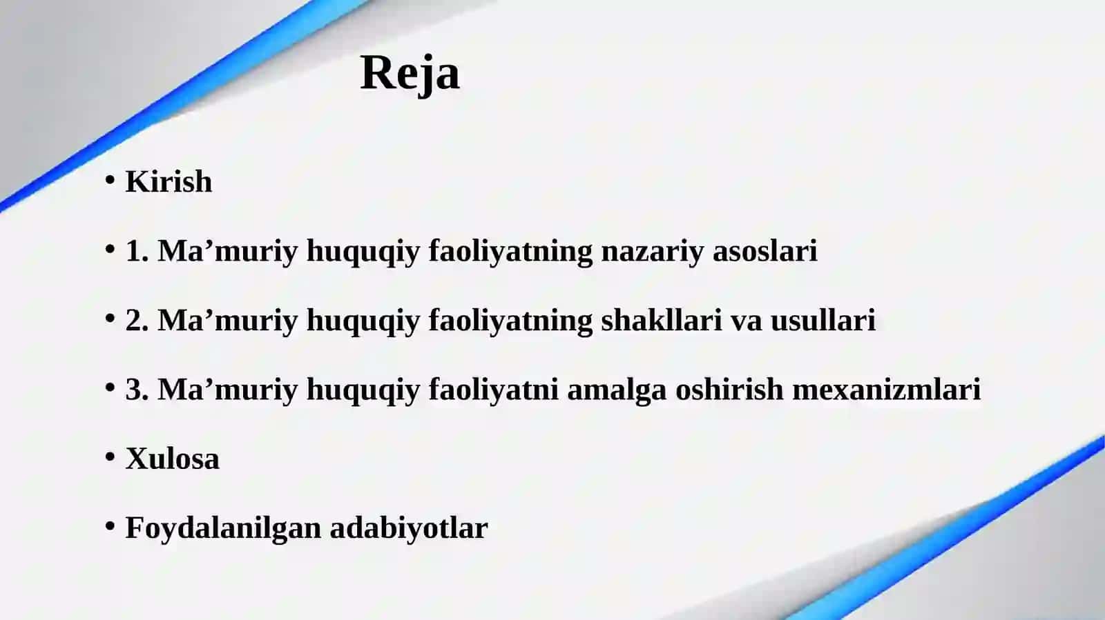 Ma’muriy huquqiy faoliyat 2