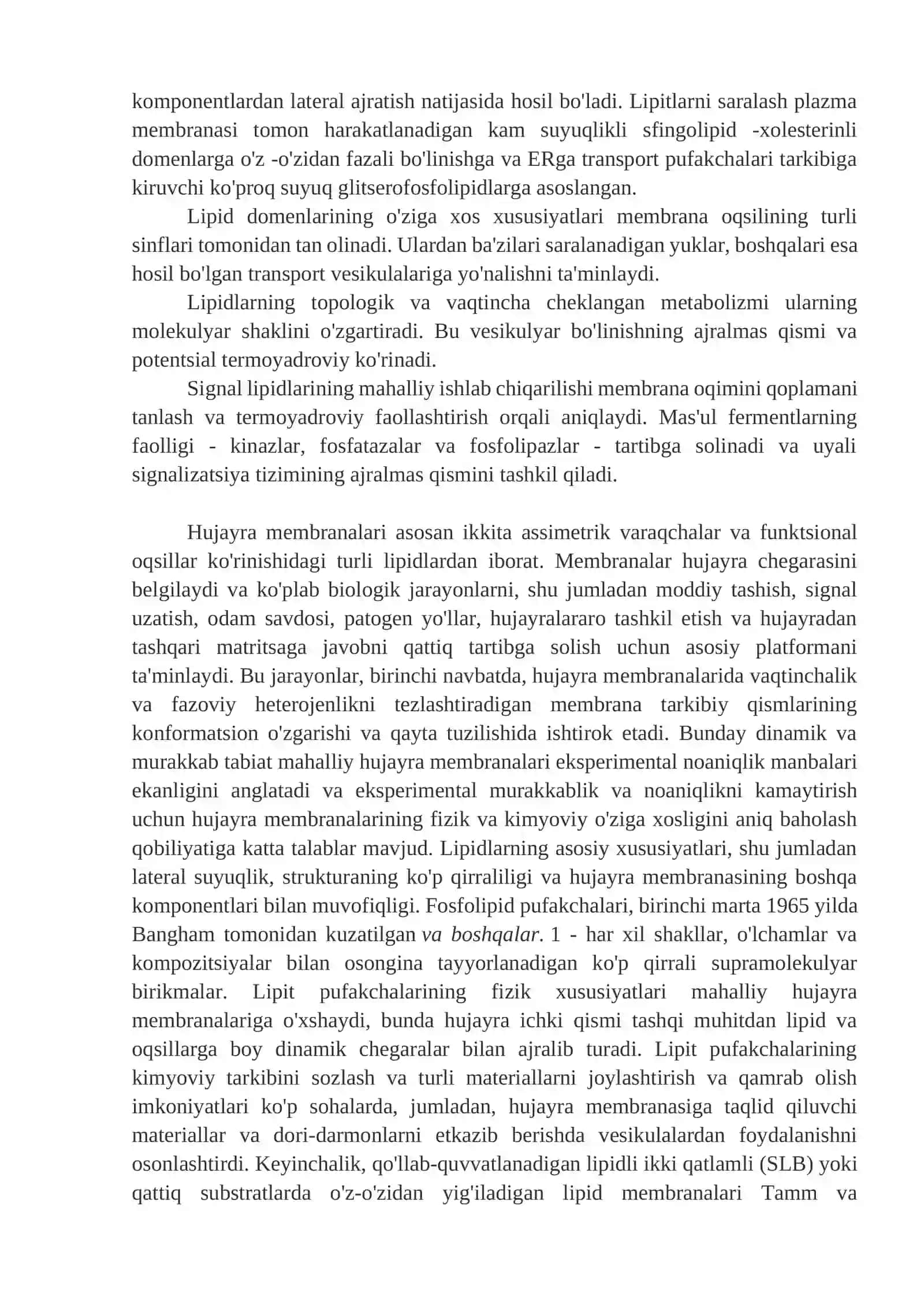 Ikki qavatli lipid membranalari 2