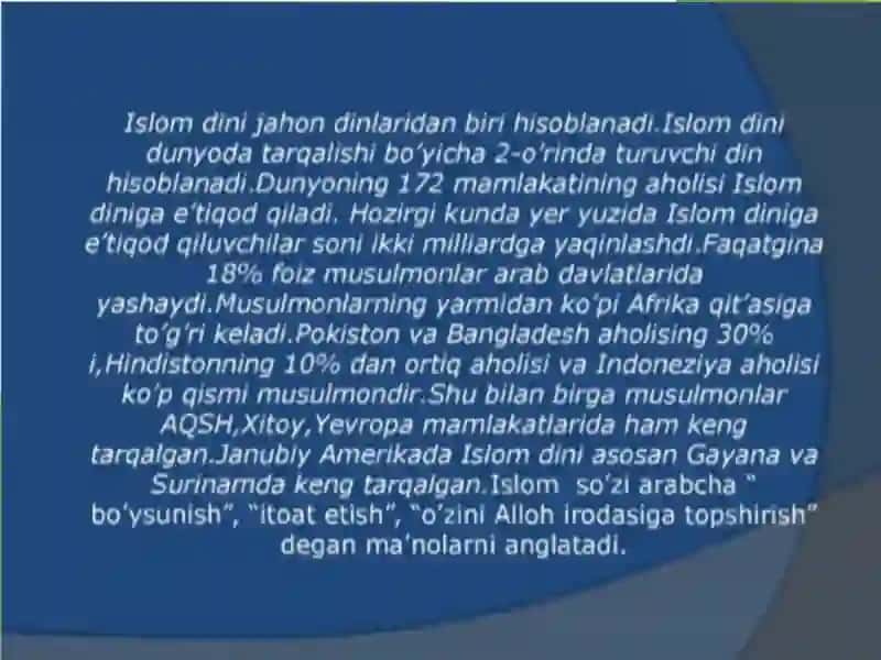 Islomda din va ta'lim 2
