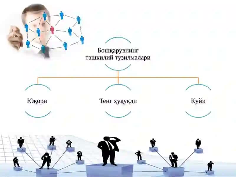 Менежментнинг ташкилий тузилмалари 2