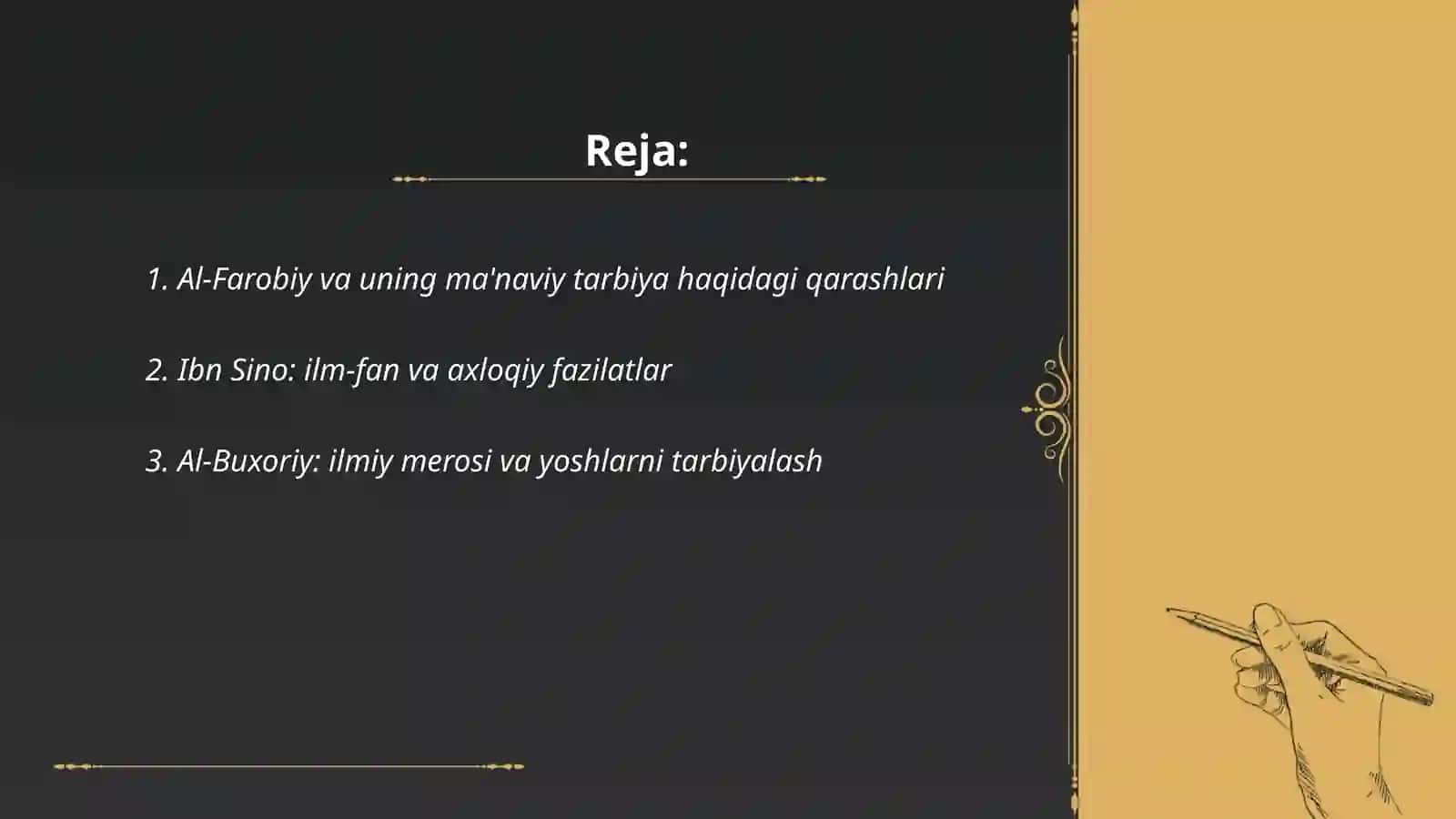 Al-Farobiy va uning ma'naviy tarbiya haqidagi qarashlari 2