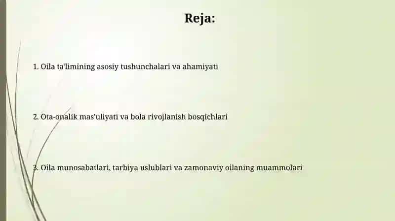 Oila tarbiyasiasoslari 2