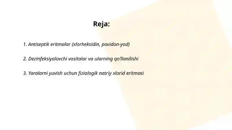 Zaxmga qarshi vositalar 2