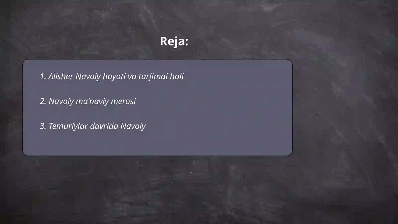 Alisher Navoiy hayoti va ijodi 2