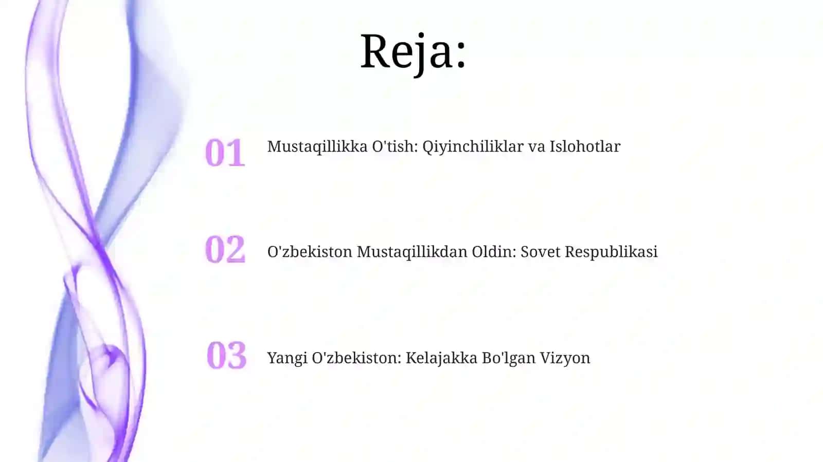Yangi O'zbekistonda Amalga Oshirilayotgan Islohotlar 2