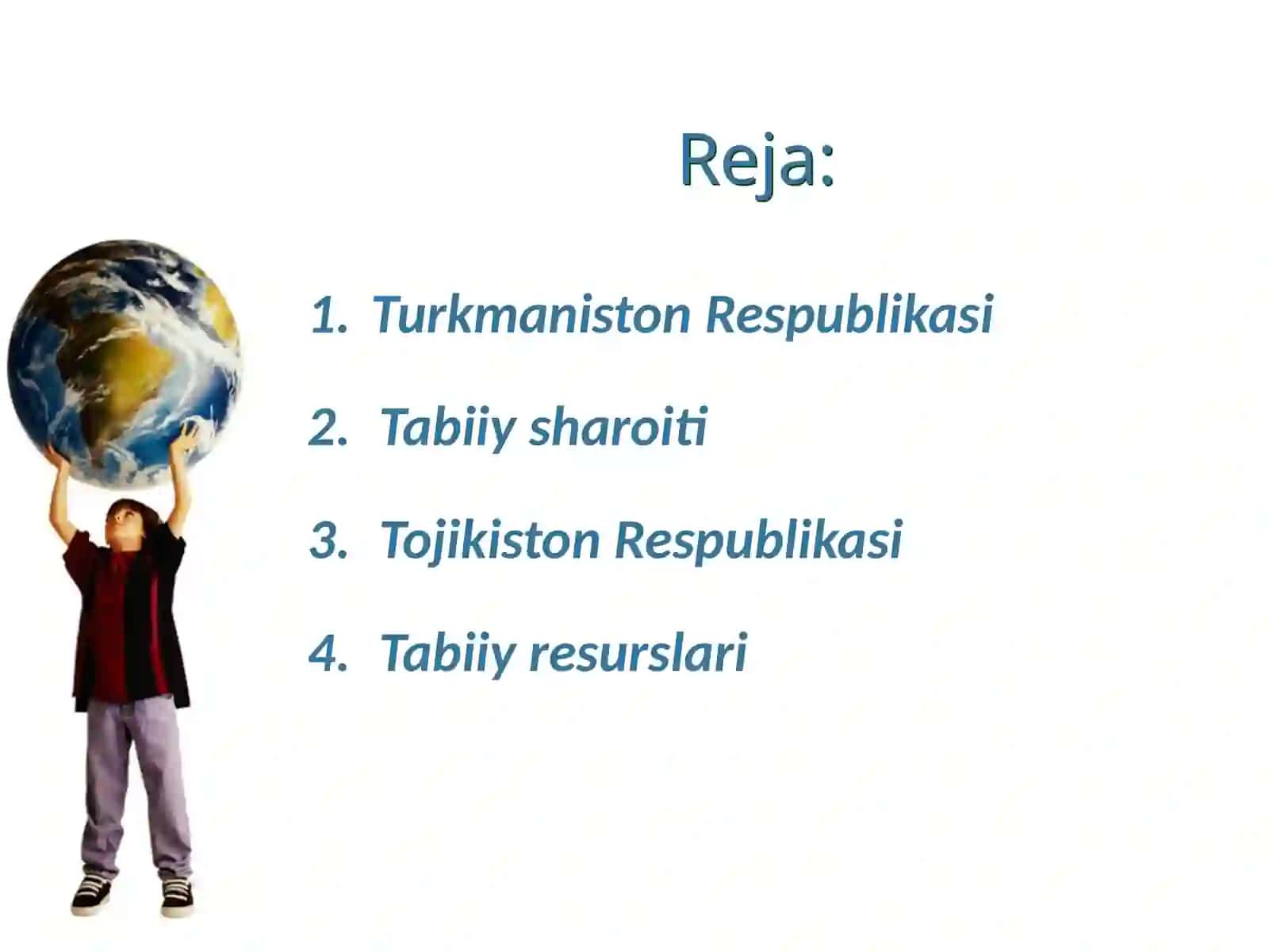 Turkmaniston va Tojikiston Respublikalari 2