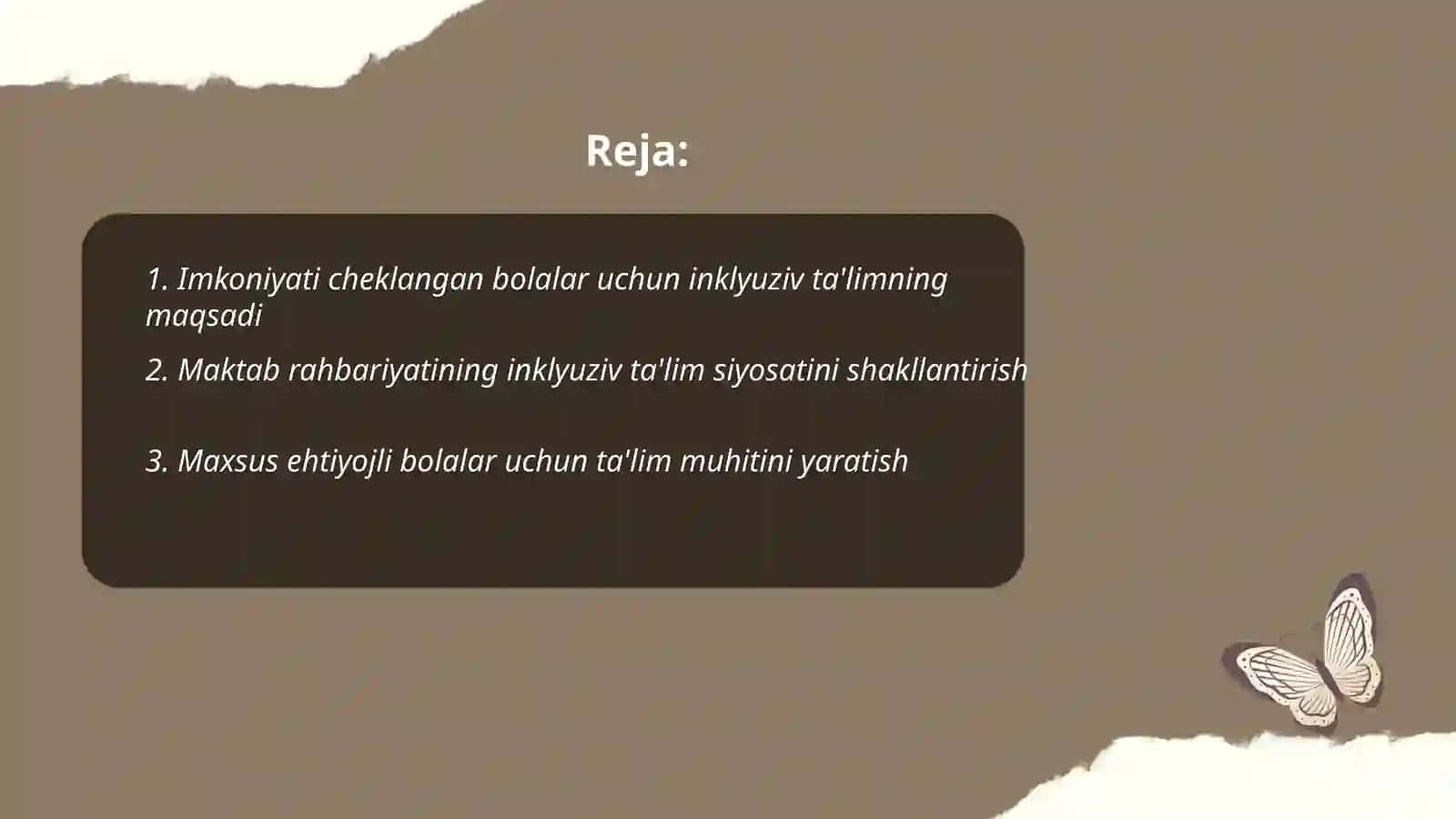 Imkoniyati cheklangan bolalarini inklyuziv ta'lim 2