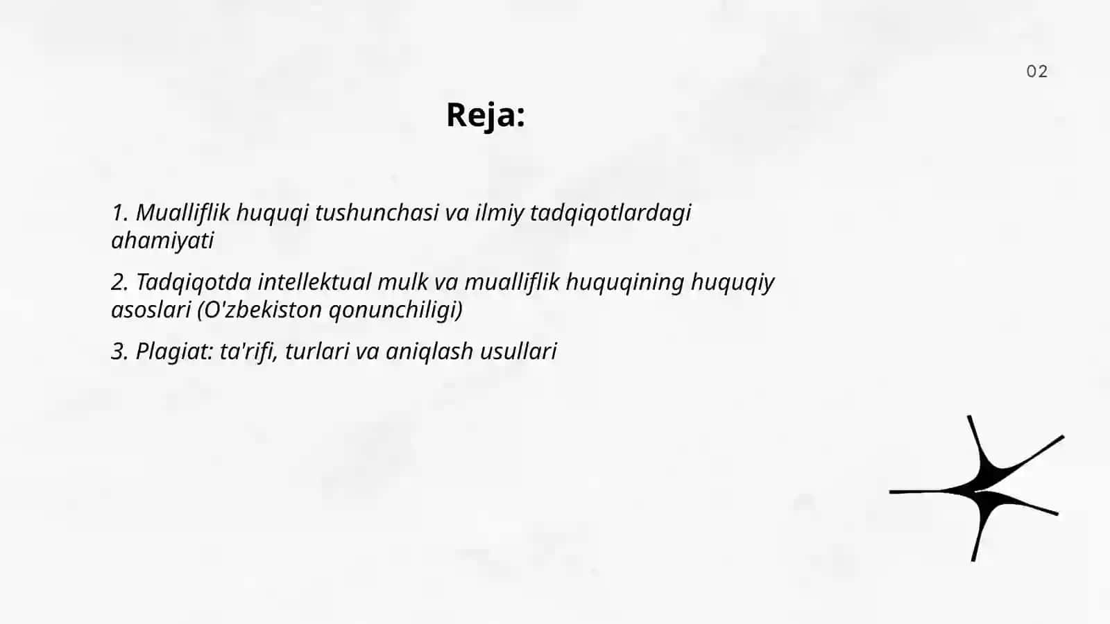 Tadqiqotda mualliflik huquqi va unga rioya qilish 2