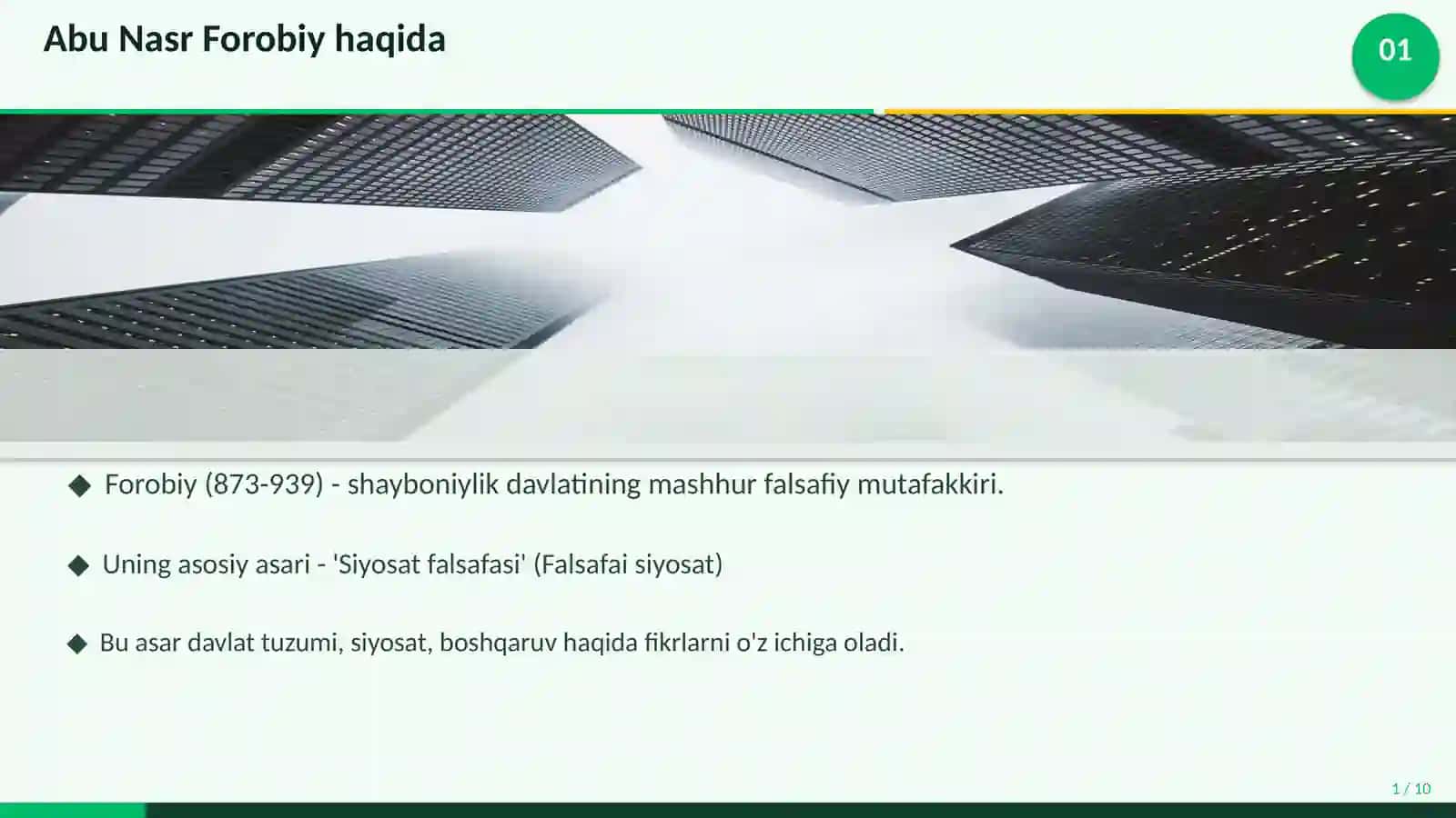 Abu Nasr Forobiy haqida 2