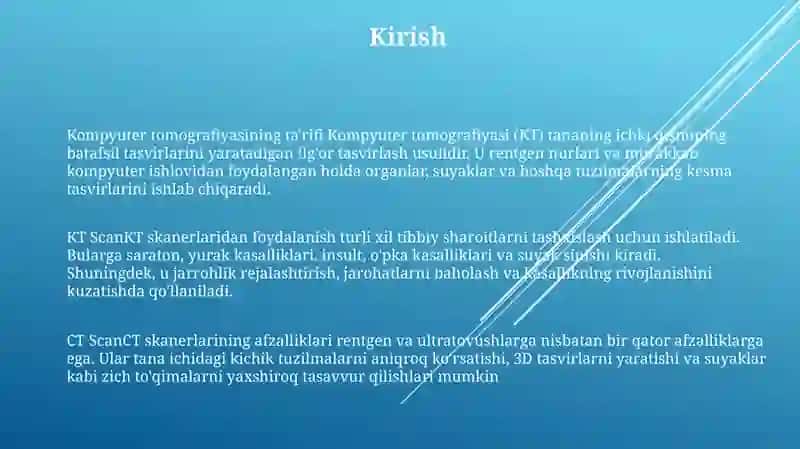 Kompyuter Tomografiyasi 2