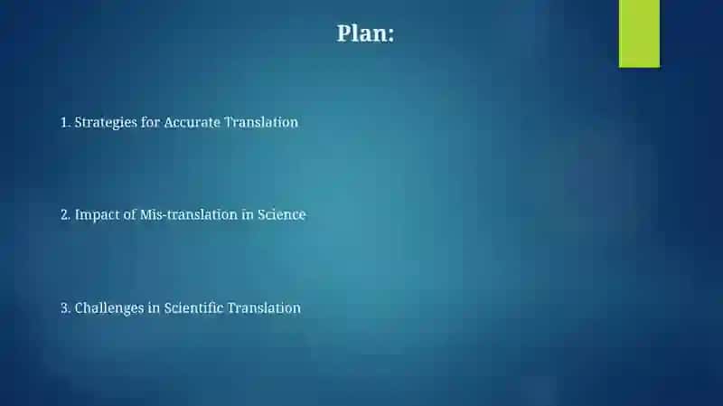 The translation of scientific terms 2