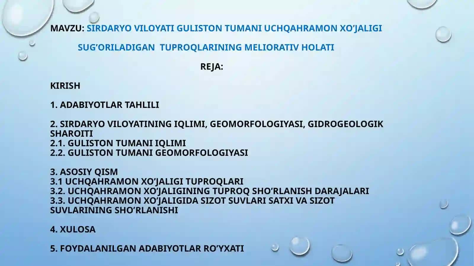 Agrokimyo va agrotuproqshunoslik 2