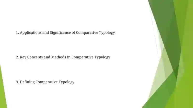 Comparative typology as a branch of comparative linguistics 2