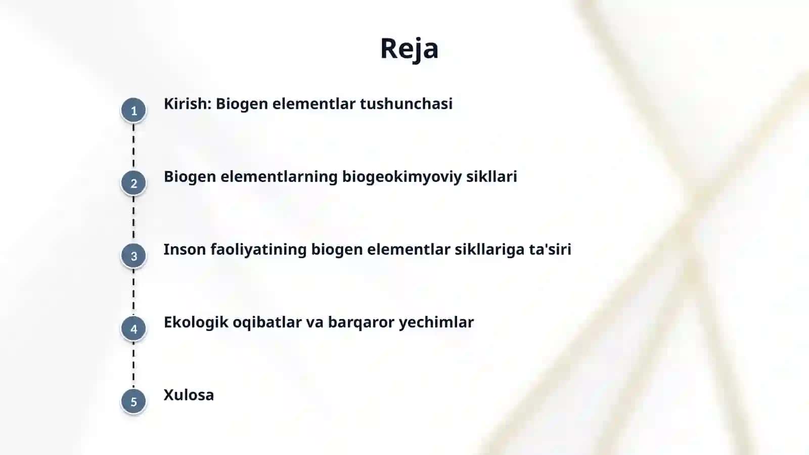 Biogen elementlar kimyosining ekologik jihatlari. 2