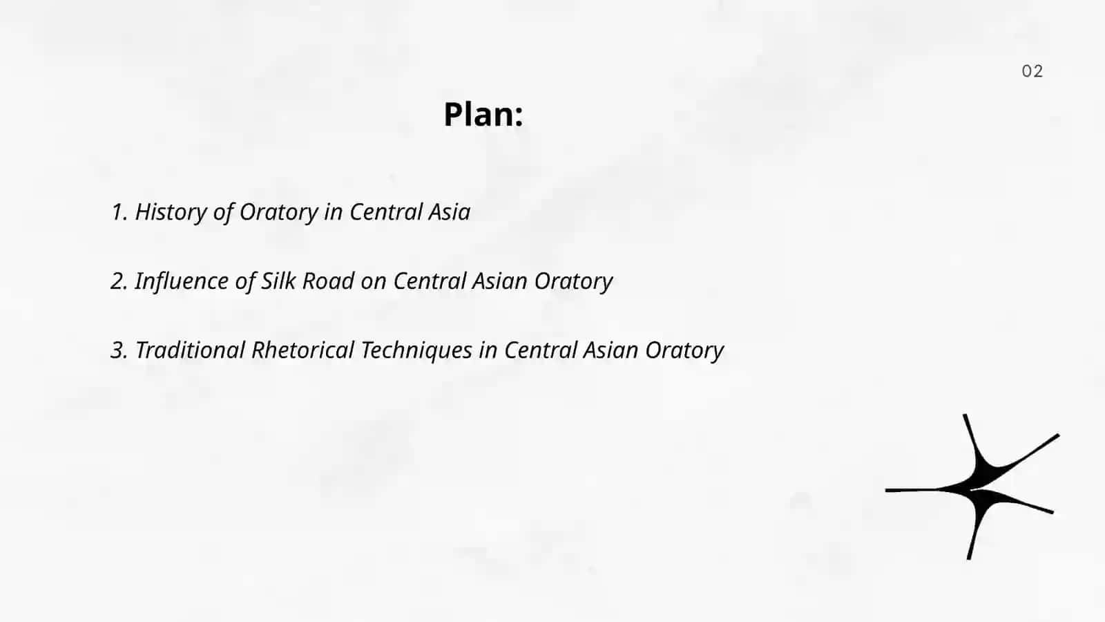 The art of oratory in Central Asia 2