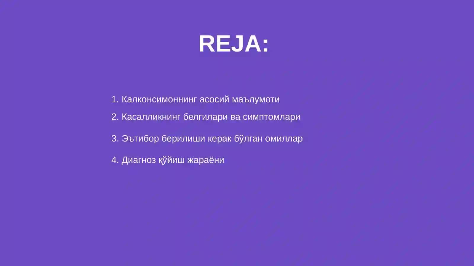Калконсимон без касалликлари 2