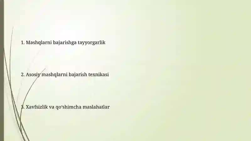 Tortish texnikasi 2