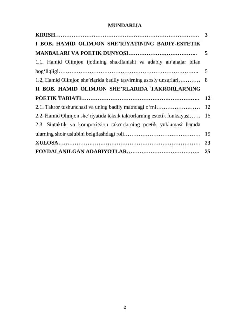 Hamid Olimjon sheʼriyatida takrorning poetik xususiyati 2