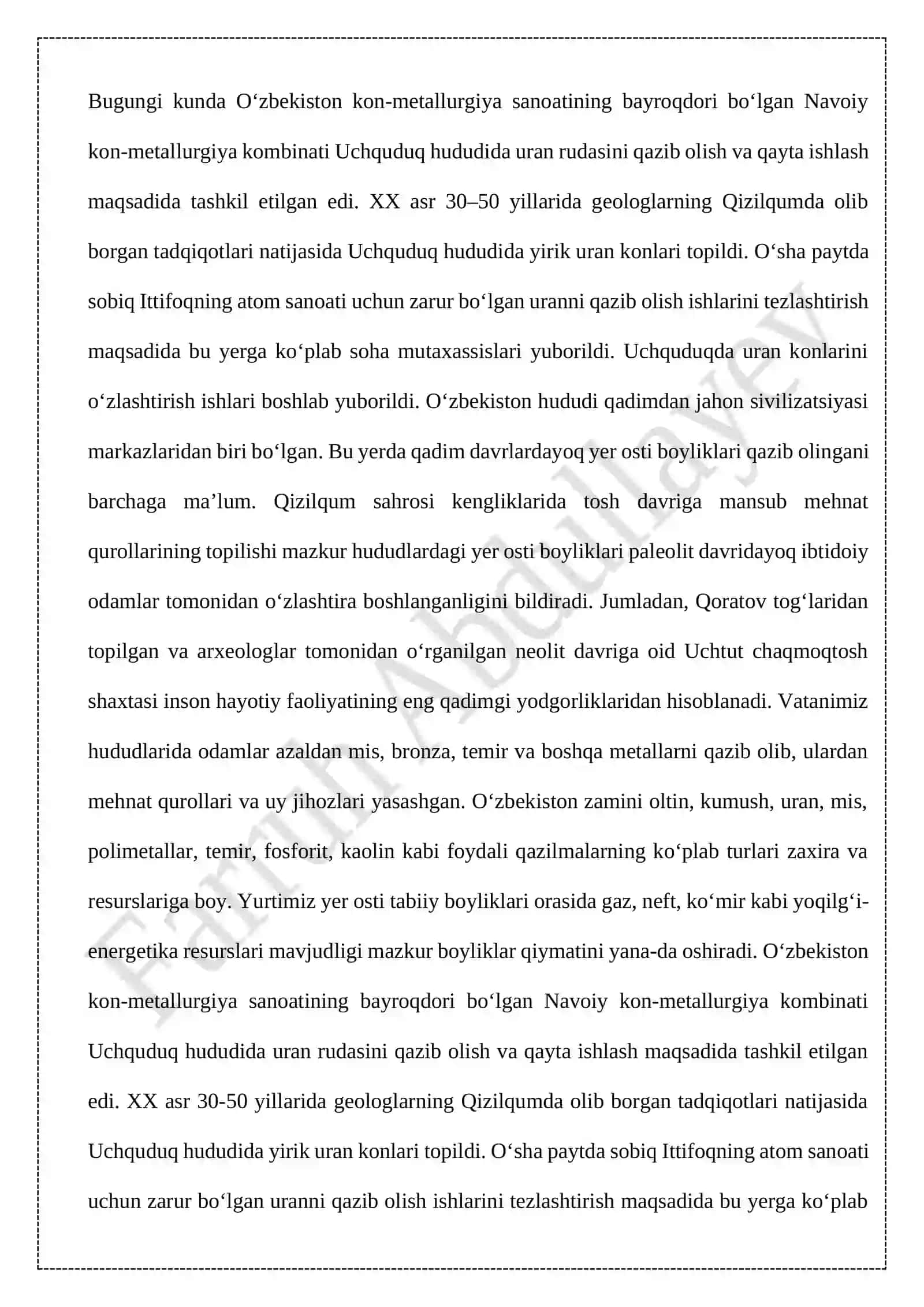 Navoiy kon-metallurgiya kombinati 2