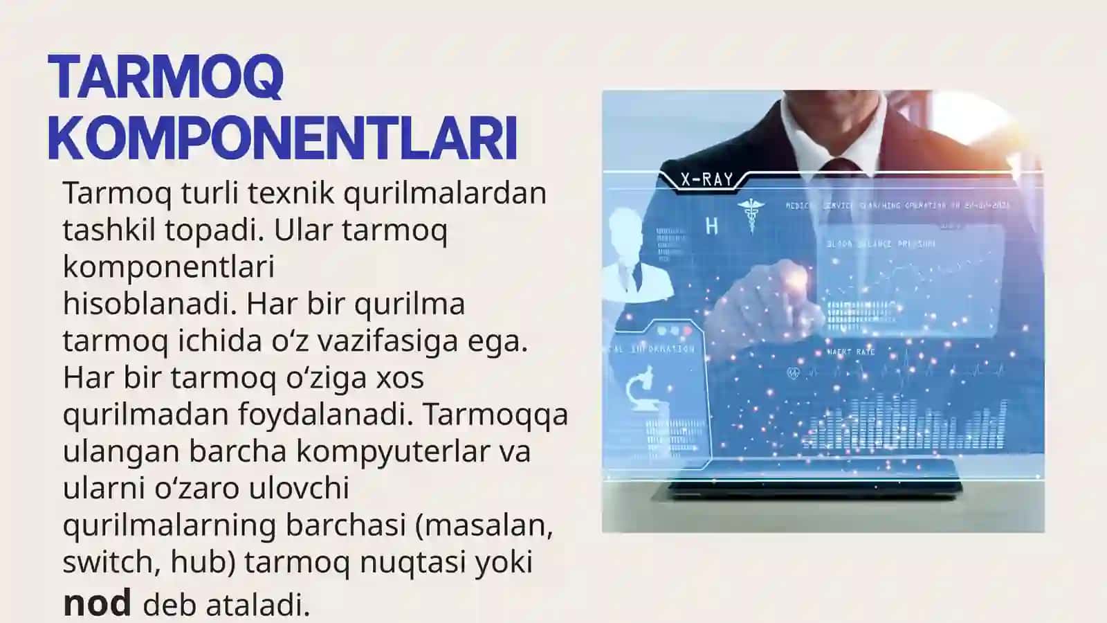 Tarmoq komponentlari 2