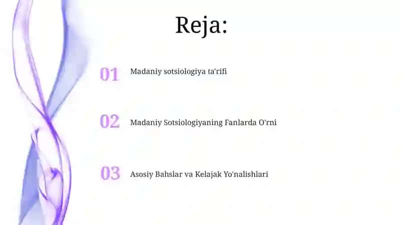 Madaniyat sotsiologiyasi 2