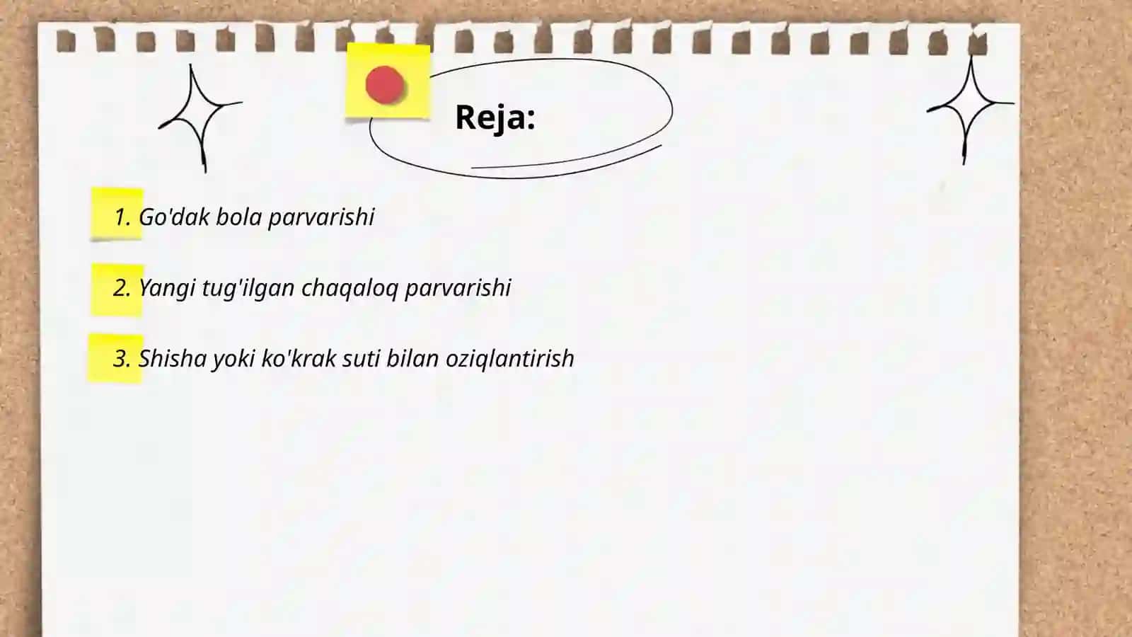 Go'dak bola parvarishi 2