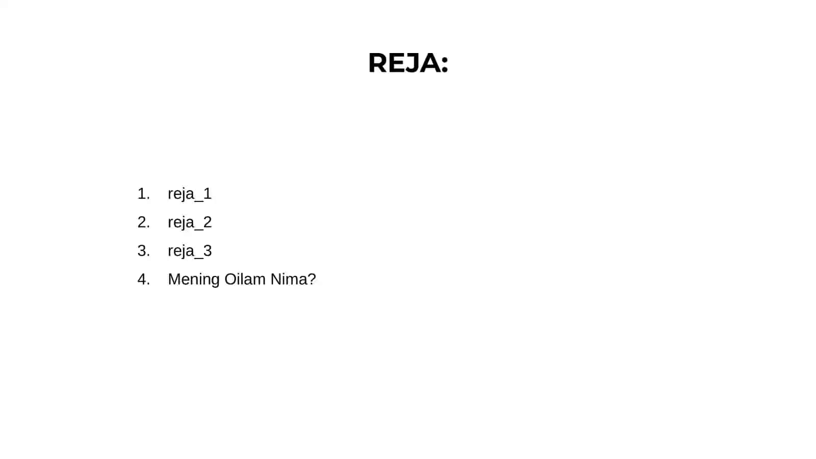 Mening Oilam Nima? 2