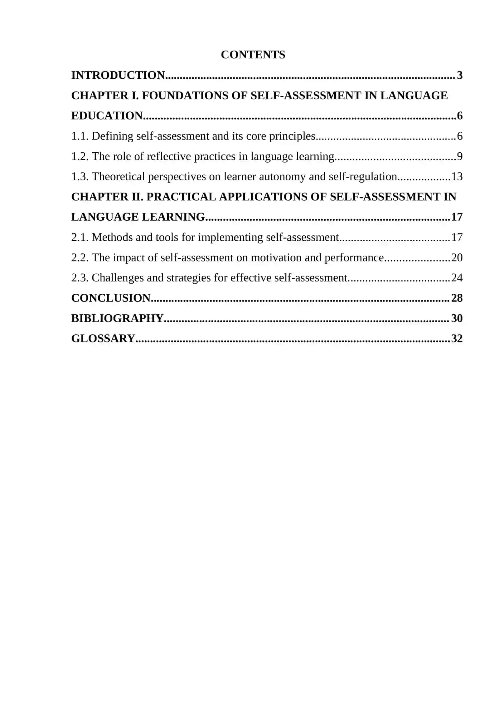 Self-assessment in Language Learning 2